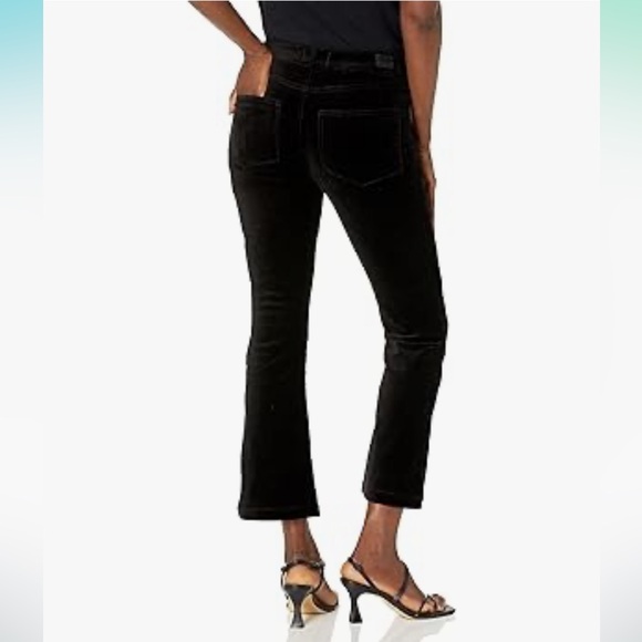 PAIGE Claudine Velvet Flare Pants NWT Size 24 High Rise Ankle Bootcut - Picture 2 of 7